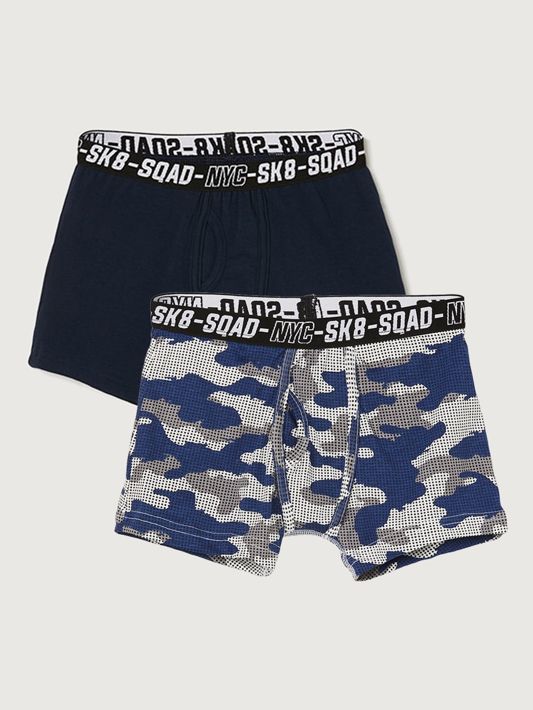 

Fame Forever by Lifestyle Boys Pack Of 2 Boxers 1000013074942-MULTI, Navy blue