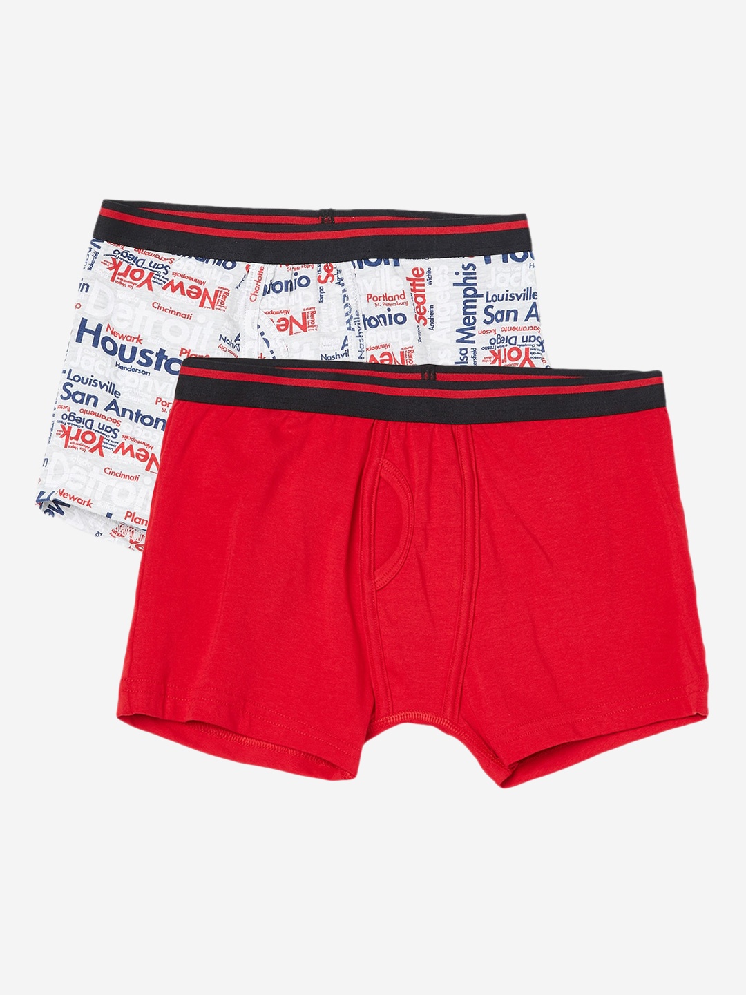 

Fame Forever by Lifestyle Boys Pack Of 2 Boxers 1000013075046-MULTI, Red