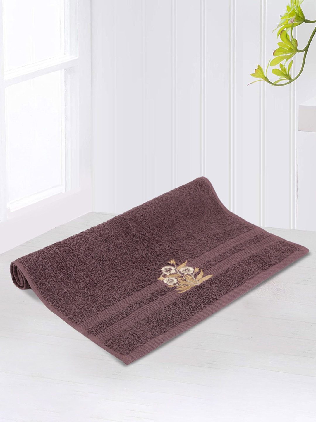 

LUSH & BEYOND Brown Cotton 500 GSM Hand Towel