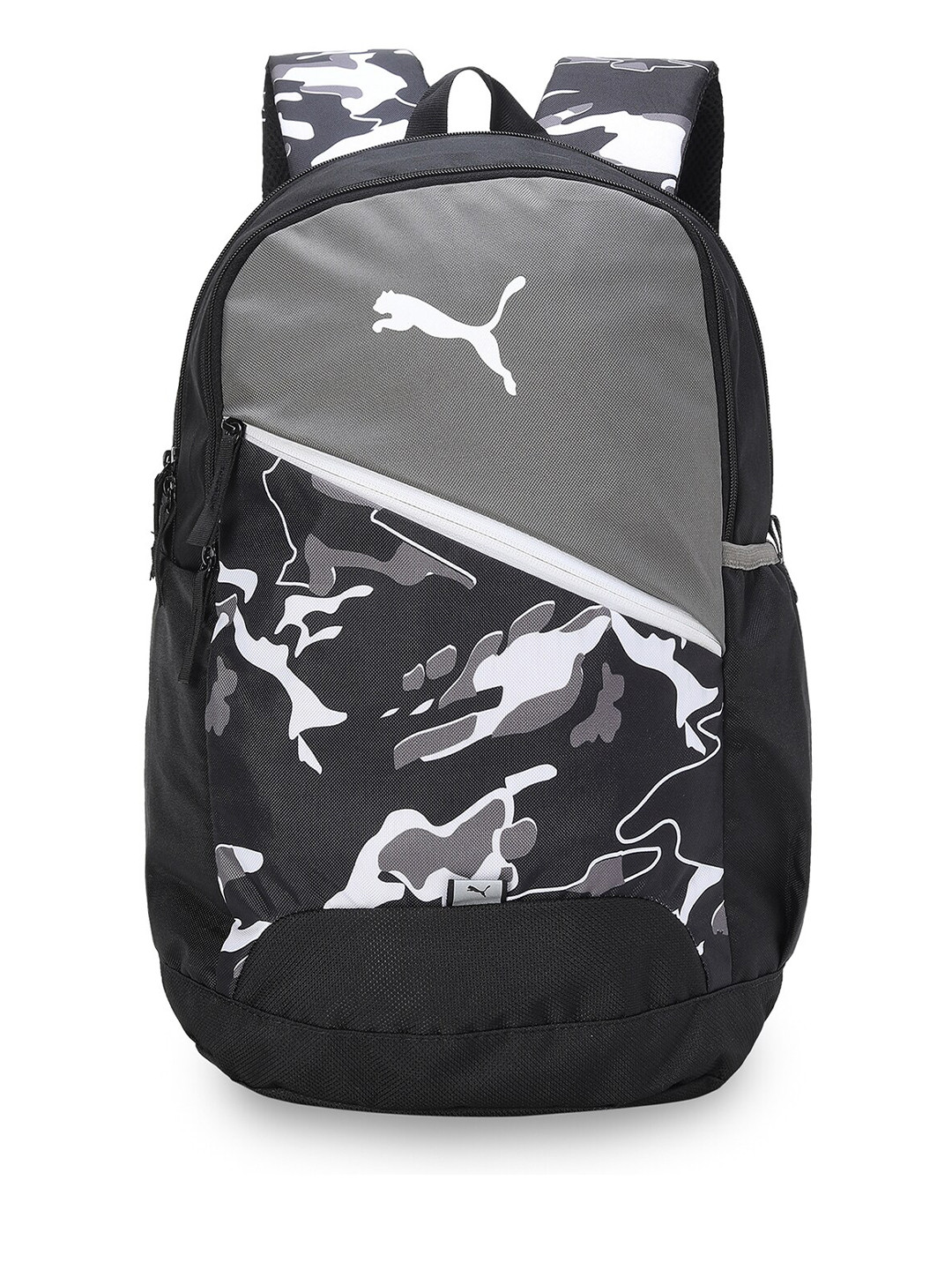 

Puma Unisex Flash Camouflage Printed Padded Backpacks, Black