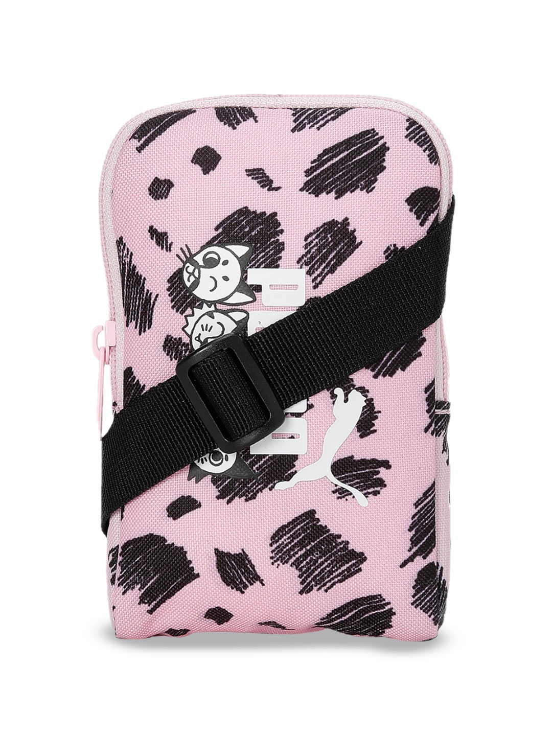 

Puma PU MATE Kids Abstract Printed Portable Pouch, Pink