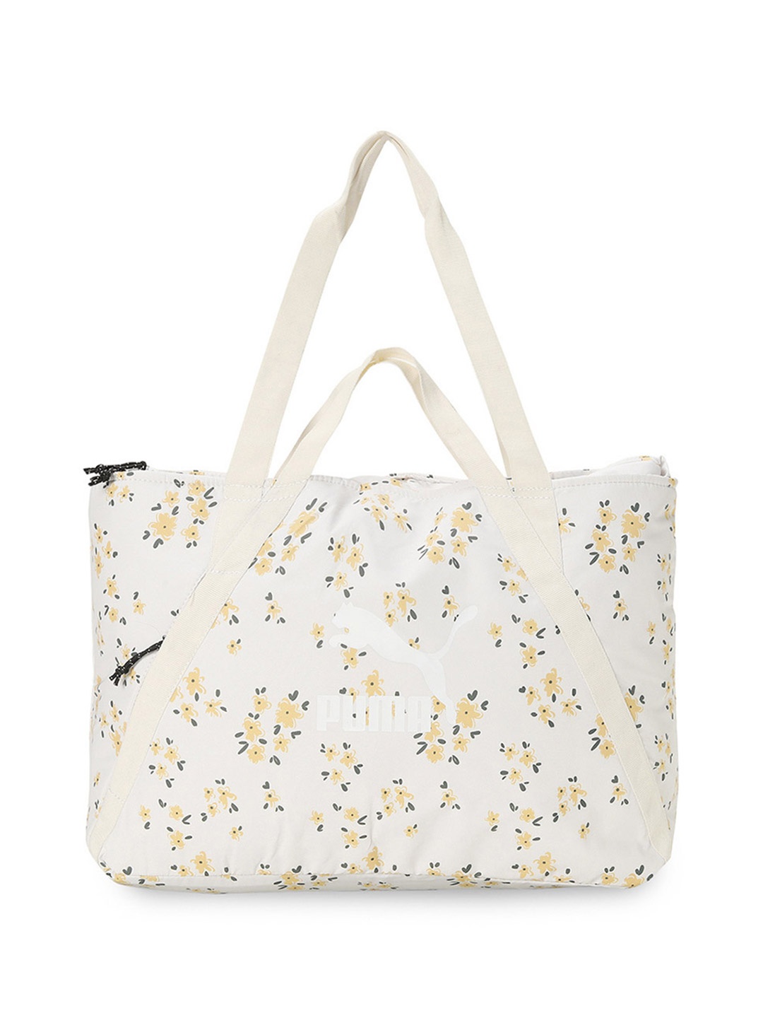 

Puma Floral Graphic Shopper Handbag, White