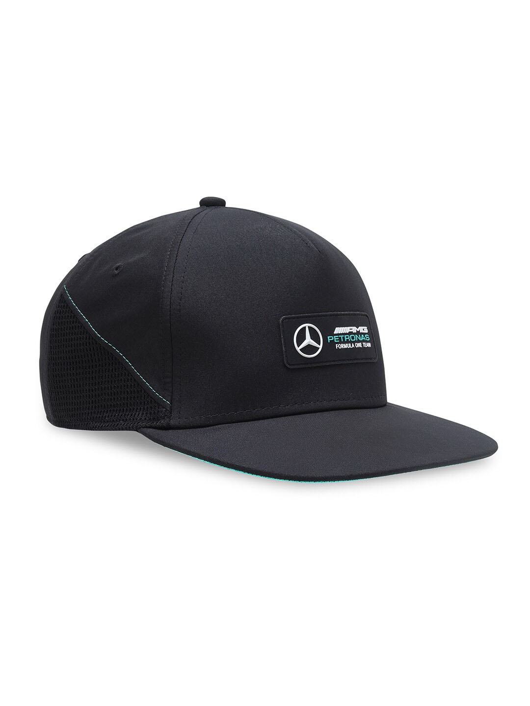 

PUMA Motorsport Unisex Mercedes-AMG PETRONAS Flat Brim Baseball Cap, Black