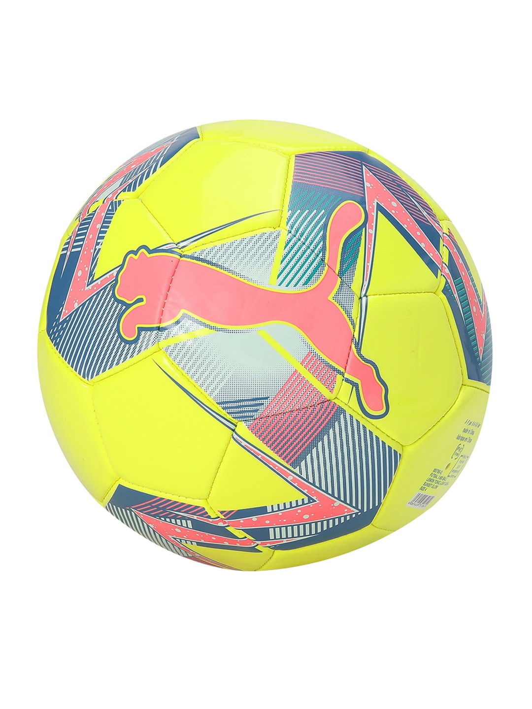 

Puma Futsal 3 MS Printed Rubber 32 Panel Football, Yellow