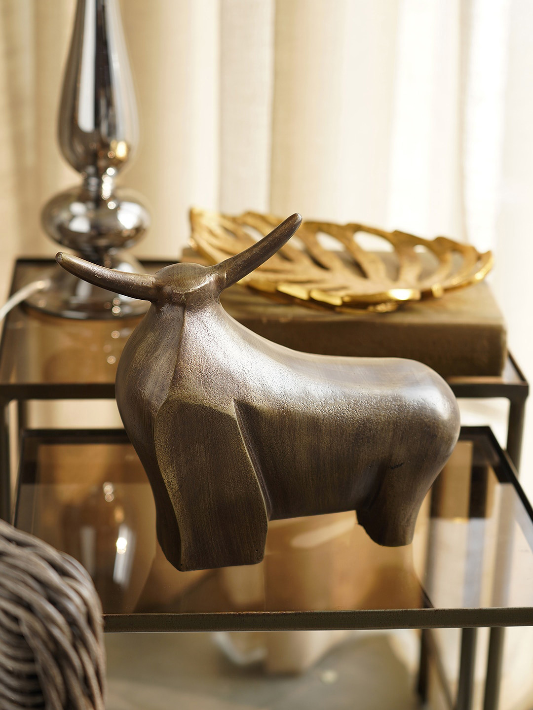 

Pure Home and Living Unisex Brown Showpieces