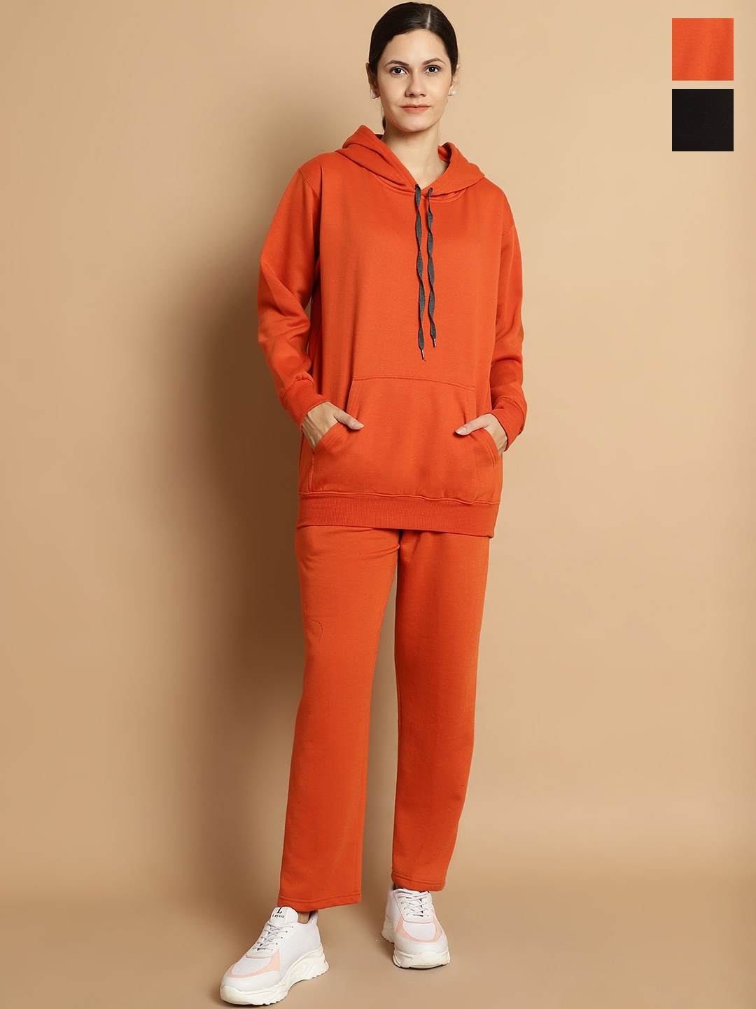 

VIMAL JONNEY Women Pack Of 2 Mid-Rise Tracksuits, Red