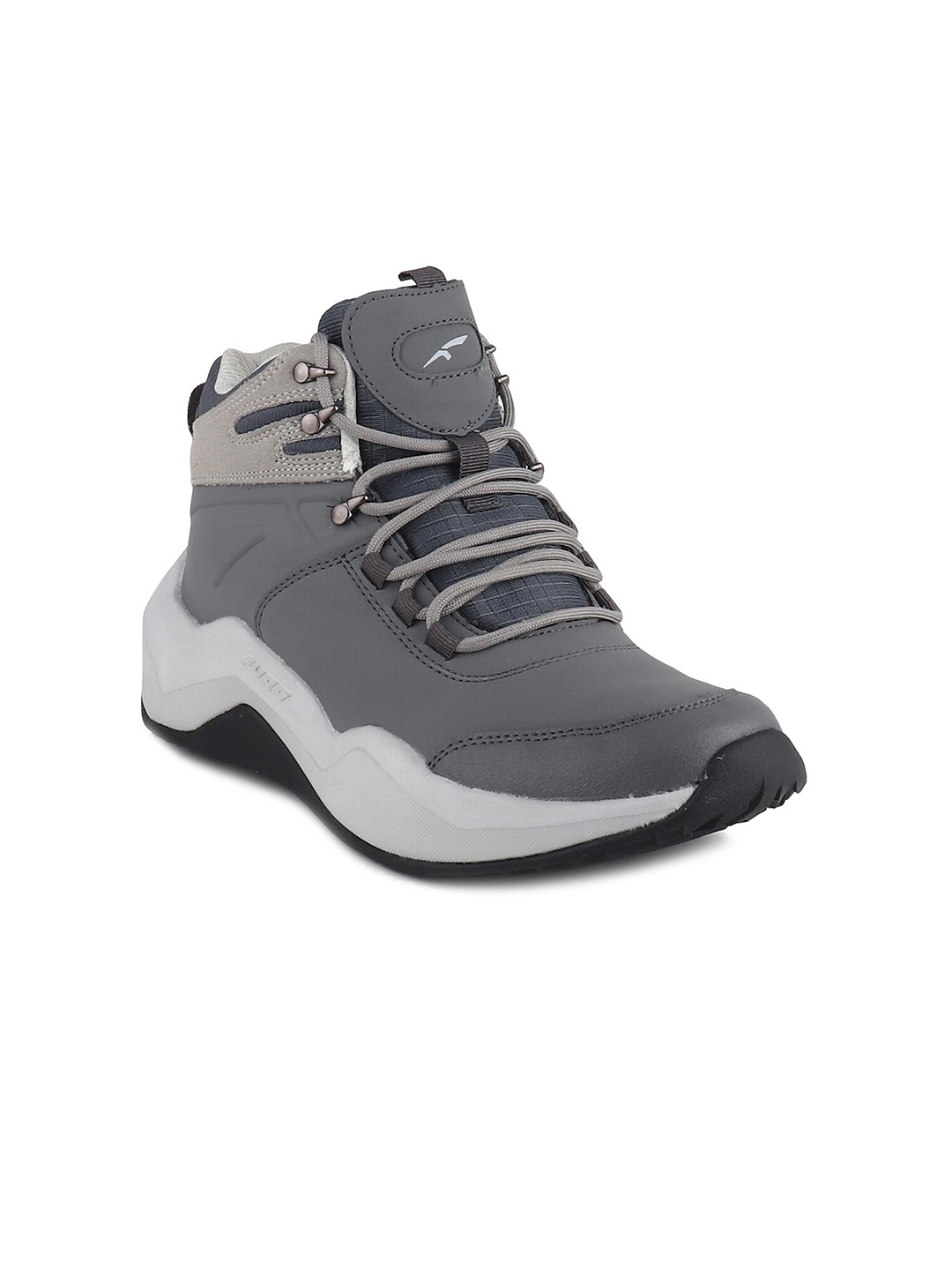 

FURO by Red Chief Men Mid Top Trekking Shoes, Grey