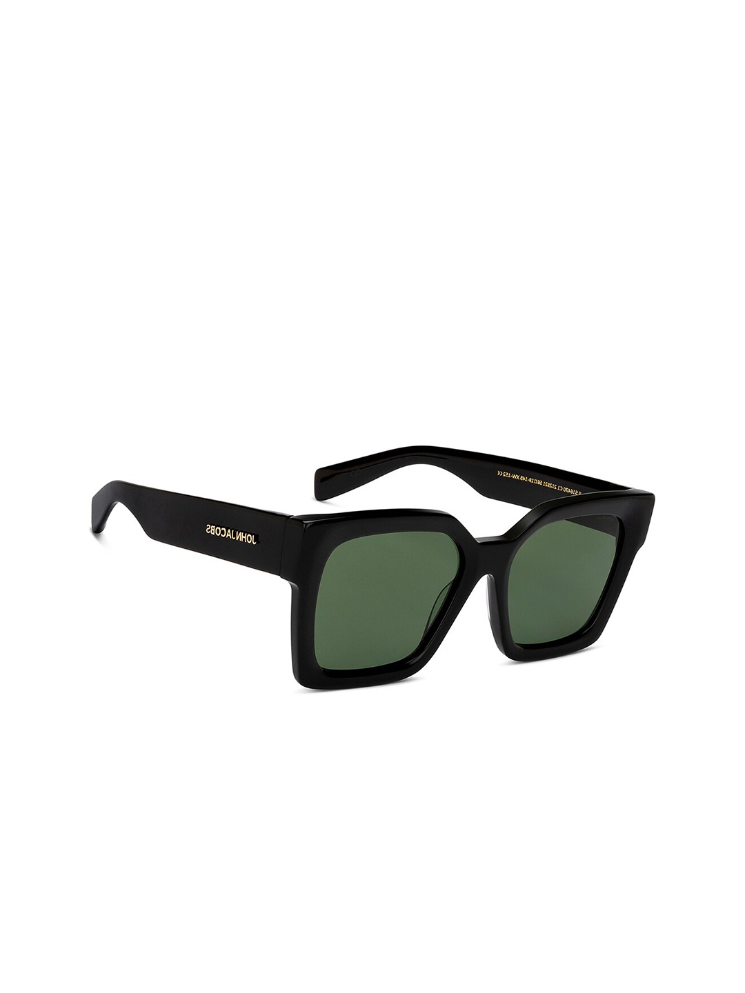 

John Jacobs Women Square Sunglasses with UV Protected Lens, Green