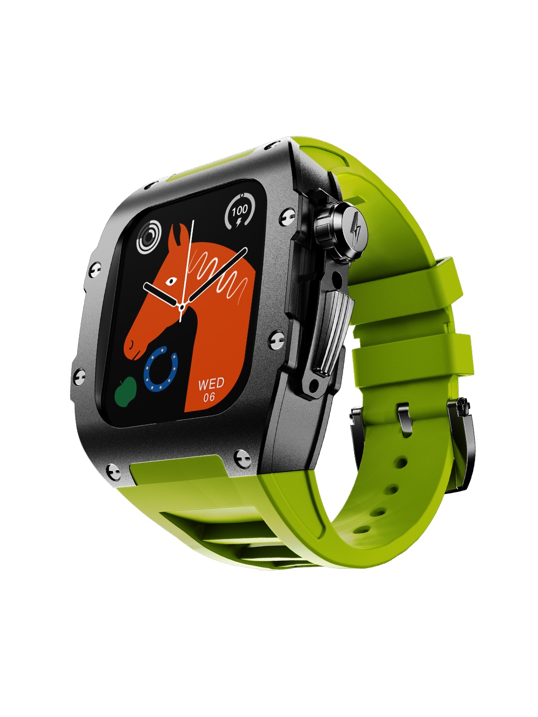 

Fire-Boltt Huracan 1.95" Giant IPS Display Smartwatch With BT Calling, Green
