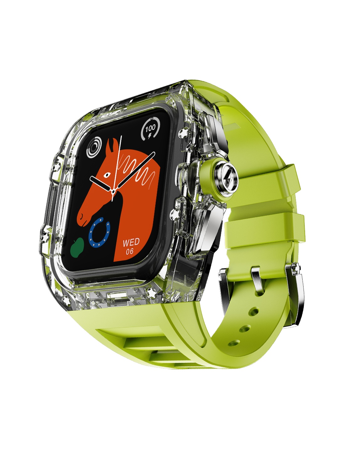 

Fire-Boltt Diablo 1.95" Giant IPS Display Smartwatch With BT Calling, Green