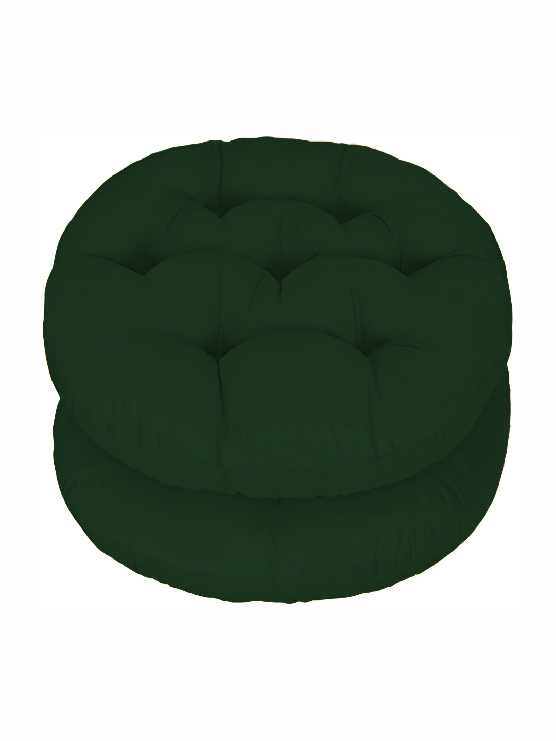 

DADDY COOL Green 2 Pieces Cotton Round Cushion Chair Pads