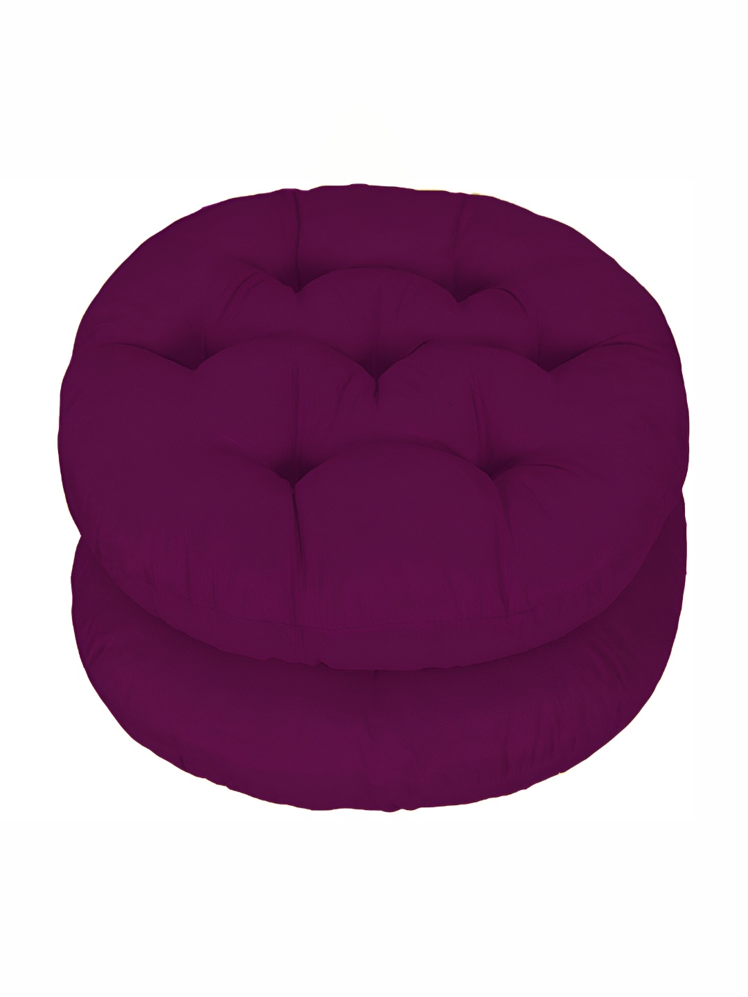 

DADDY COOL Violet 2 Pieces Cotton Round Cushion Chair Pads