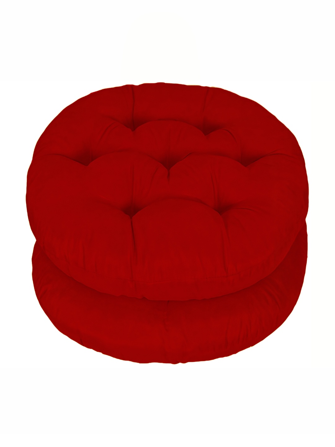 

DADDY COOL Red 2 Pieces Cotton Round Cushion Chair Pads