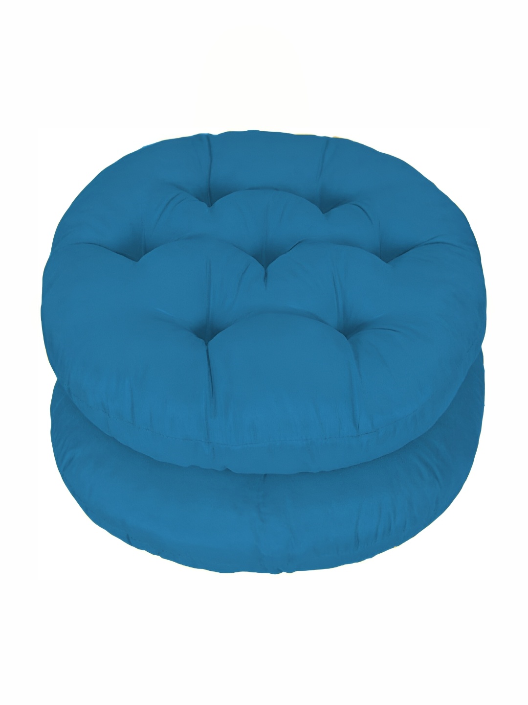 

DADDY COOL Blue 2 Pieces Cotton Round Cushion Chair Pads