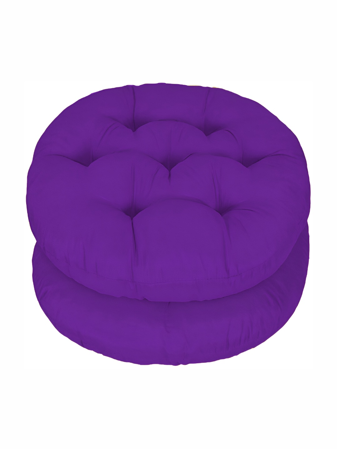 

DADDY COOL Purple 2 Pieces Cotton Round Cushion Chair Pads