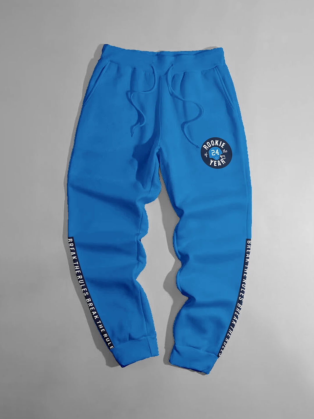 

BAESD Boys Mid-Rise Fleece Joggers, Blue