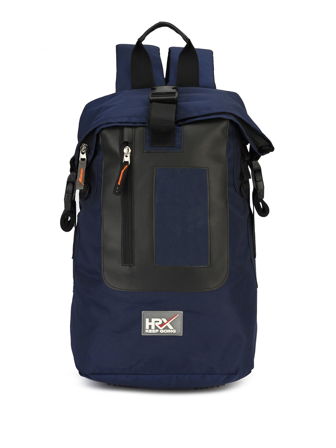 

HRX by Hrithik Roshan Unisex Ergonomic Rain Cover Water Resistance Padded Backpack 35 L, Black