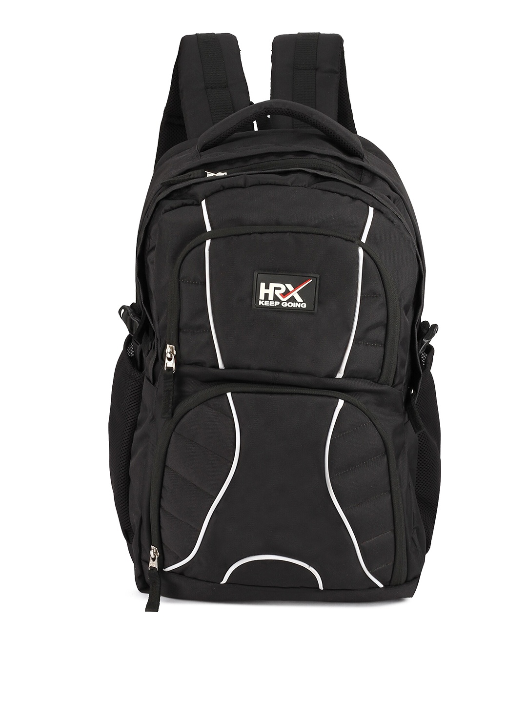 

HRX by Hrithik Roshan Unisex Ergonomic Rain Cover Water Resistance Padded Backpack 50 L, Black