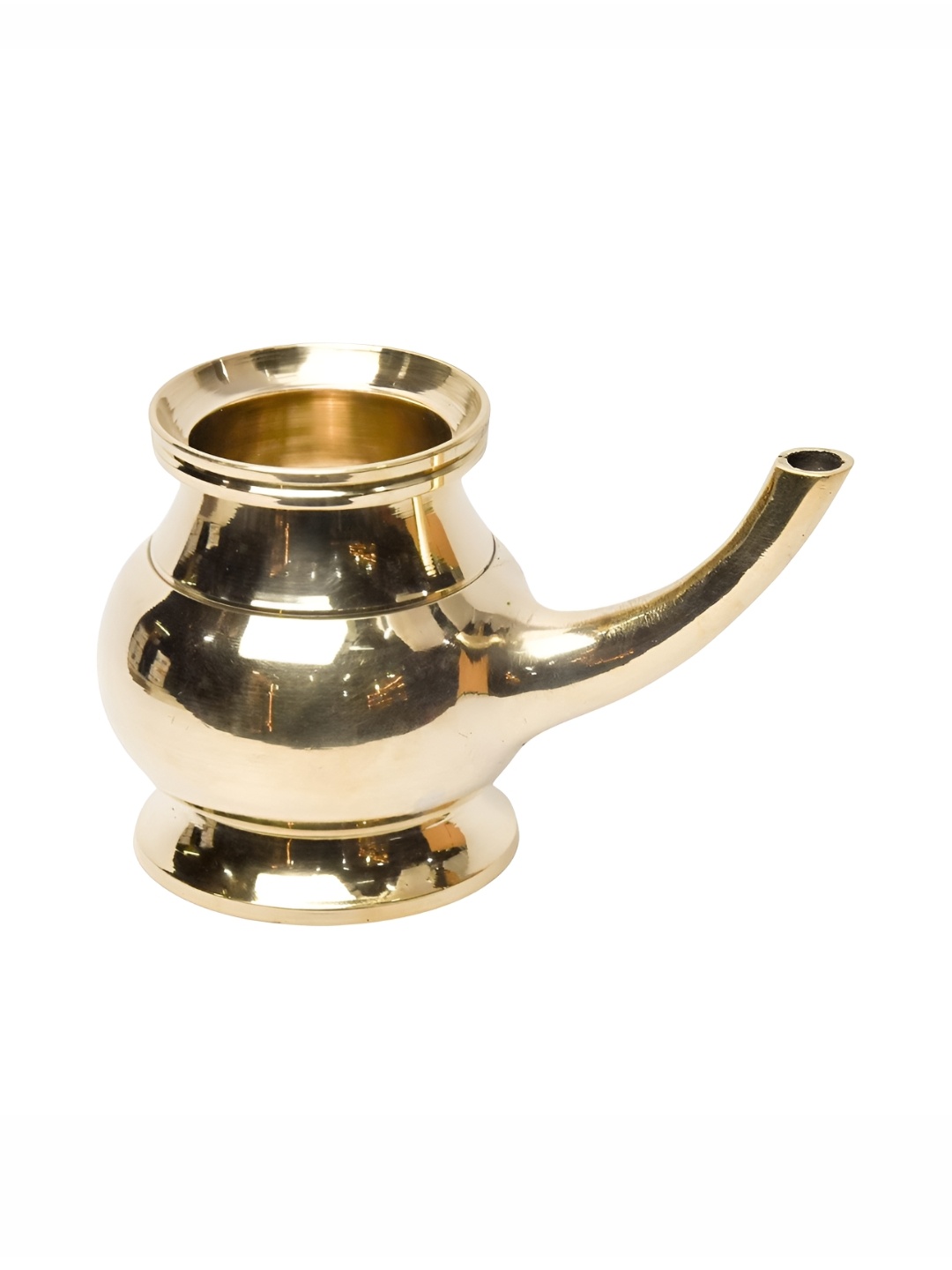 

Bhimonee Decor Gold-Tooned Brass Kindi Piped Kalash Lota