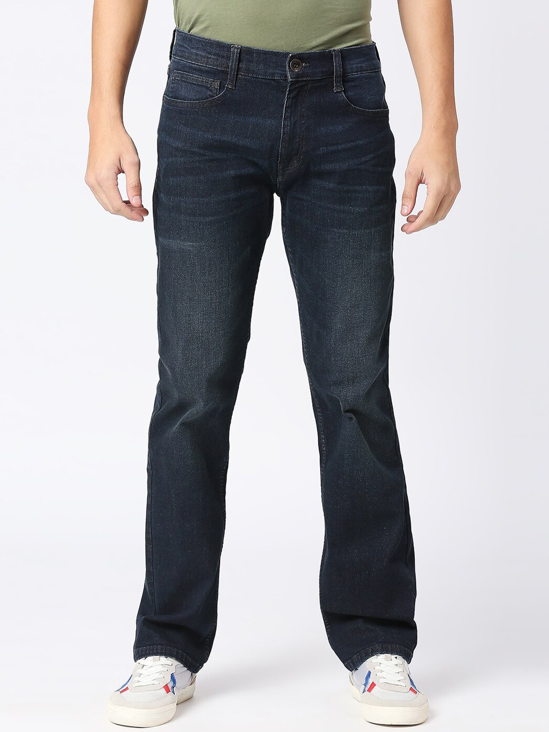 

Pepe Jeans Men Relaxed Fit Mid-Rise Light Fade Stretchable Jeans, Blue