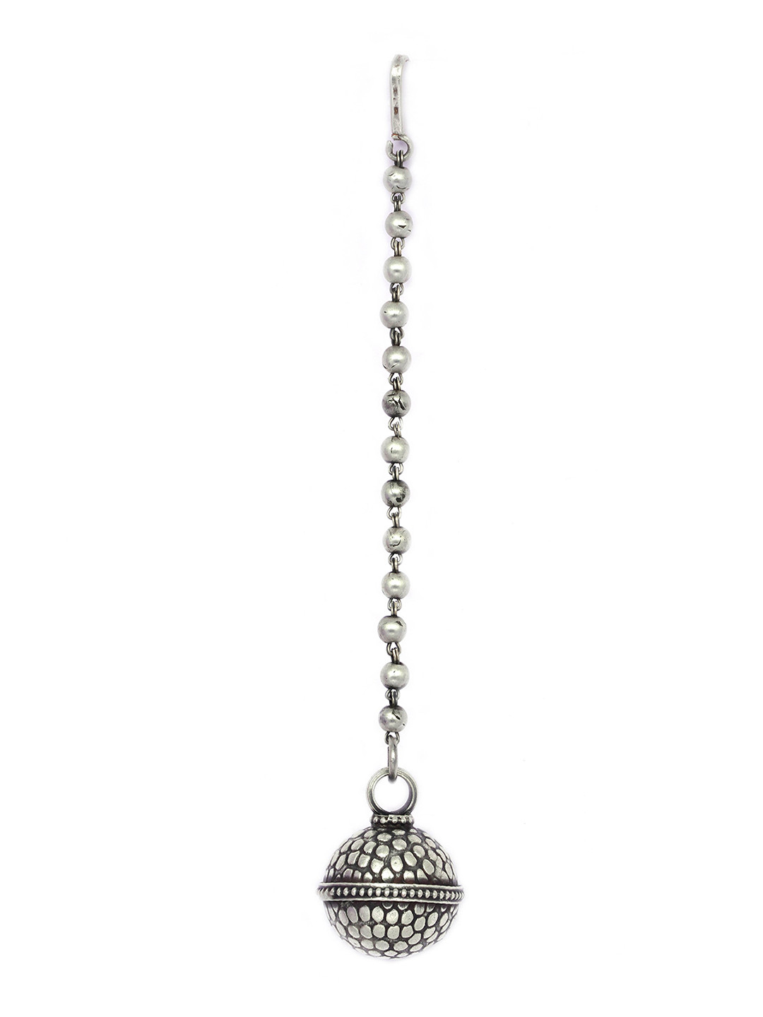

Shyle 925 Sterling Silver Oxidized Maang Tikka