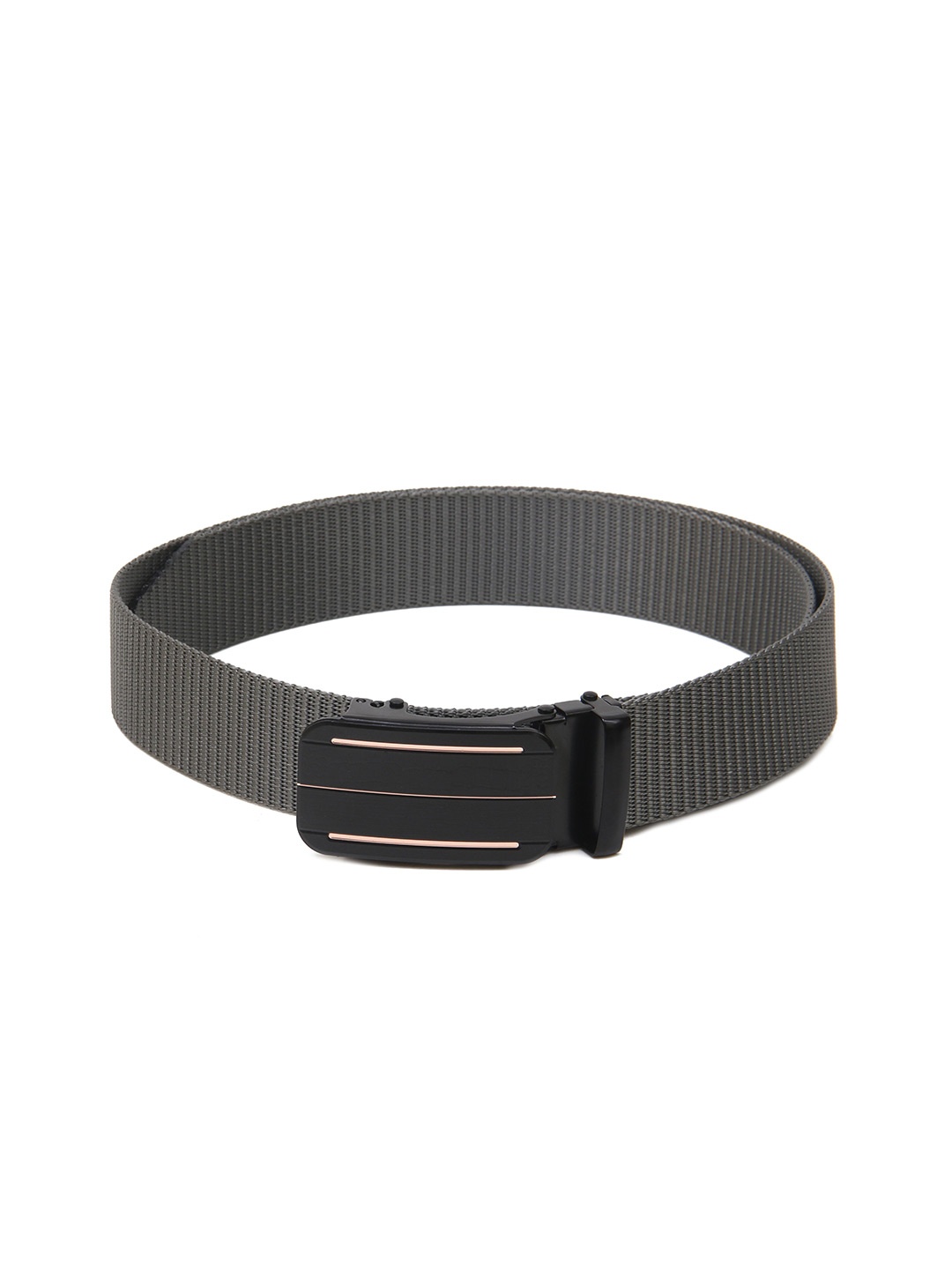 

Calvadoss Men Textured Belt, Grey