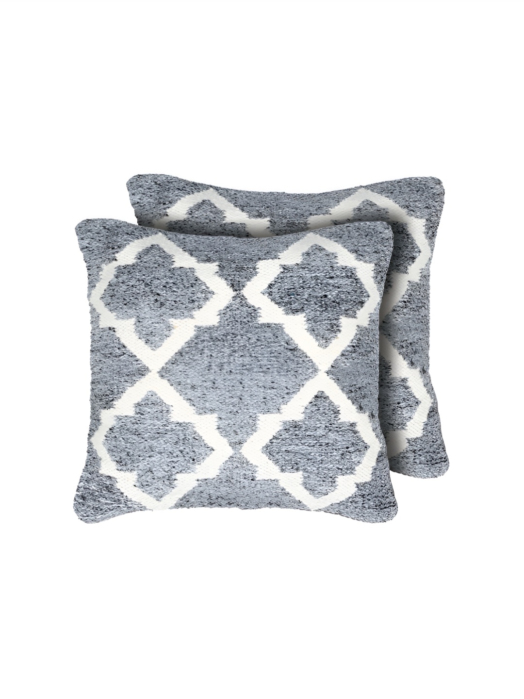 

GRHAMOY Black 2 Pieces Ethnic Motifs Cotton Rectangle Cushion Covers
