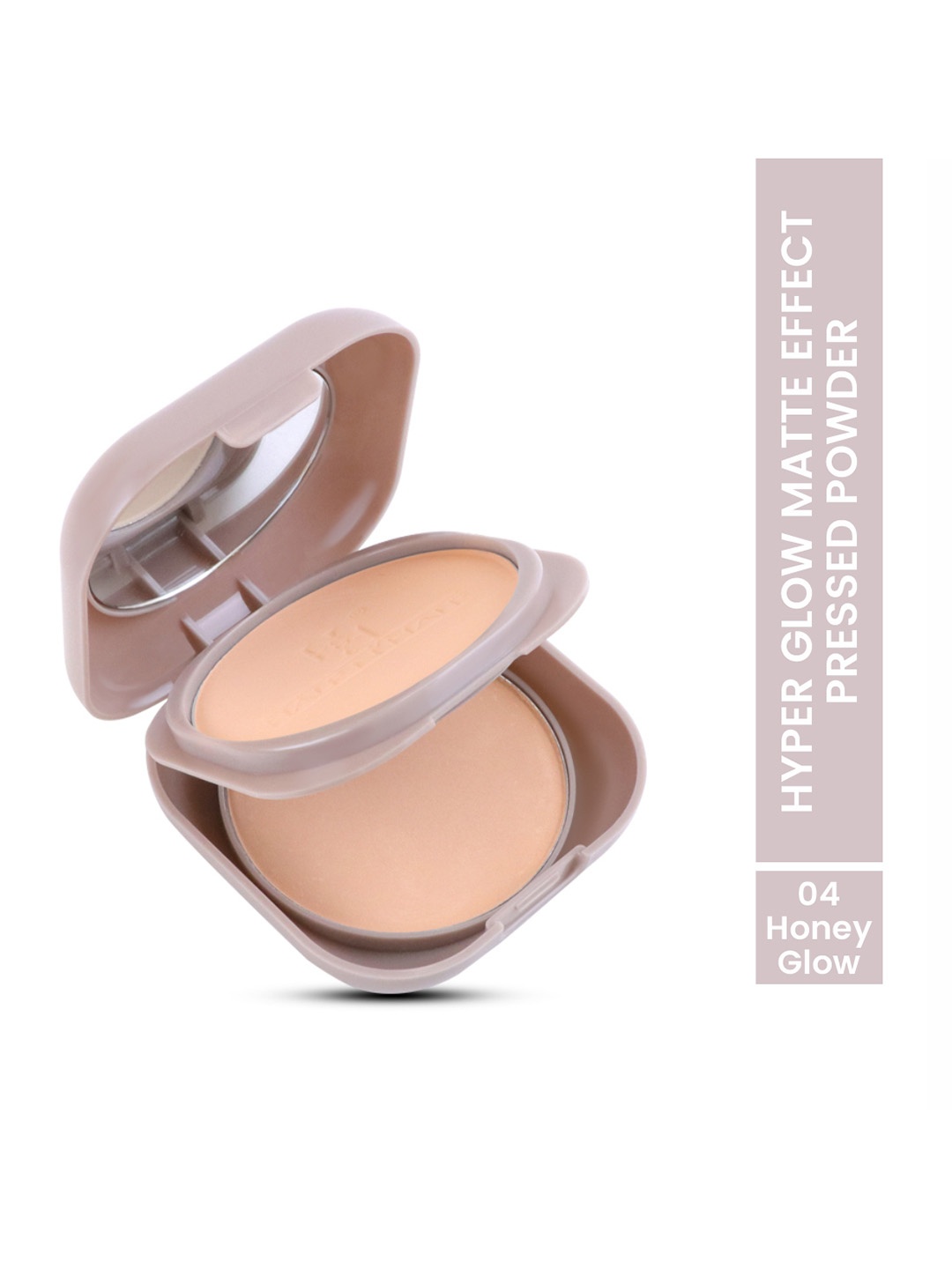 

Half N Half Hyper Glow Matte Effect Pressed Powder with Vitamin C - Honey Glow 04, Beige