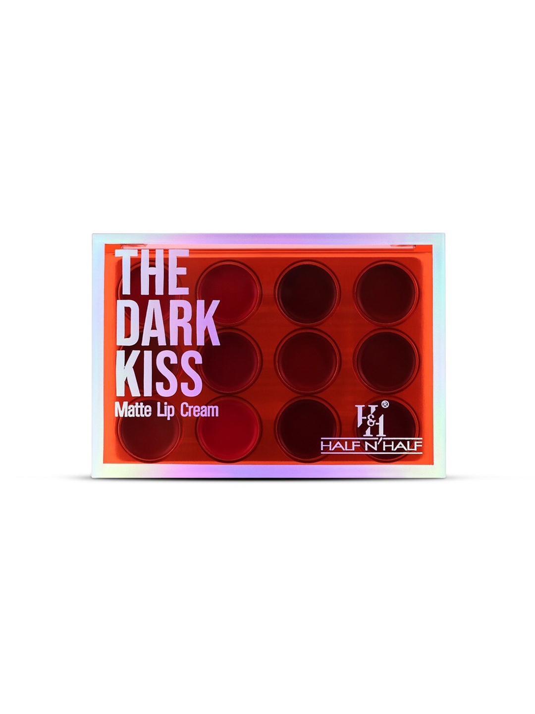 

Half N Half Long Lasting Matte Lip Palette - The Dark Kiss, Multi