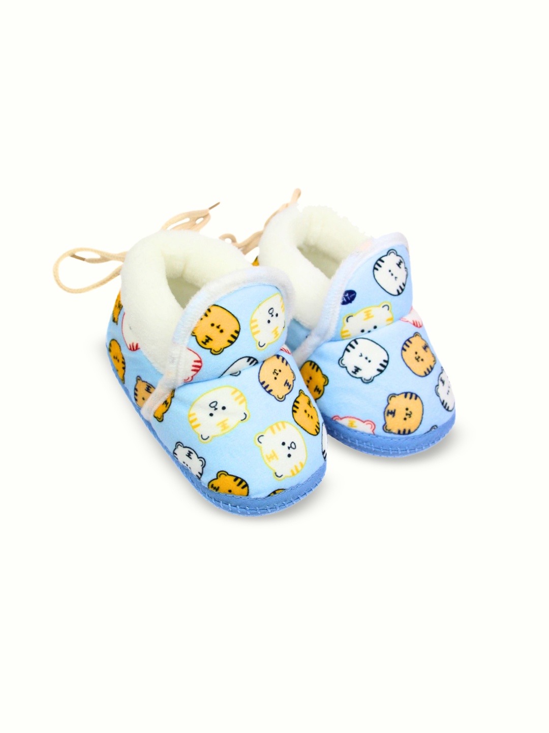 

BAESD Infants Cat Printed Cotton Booties, Blue