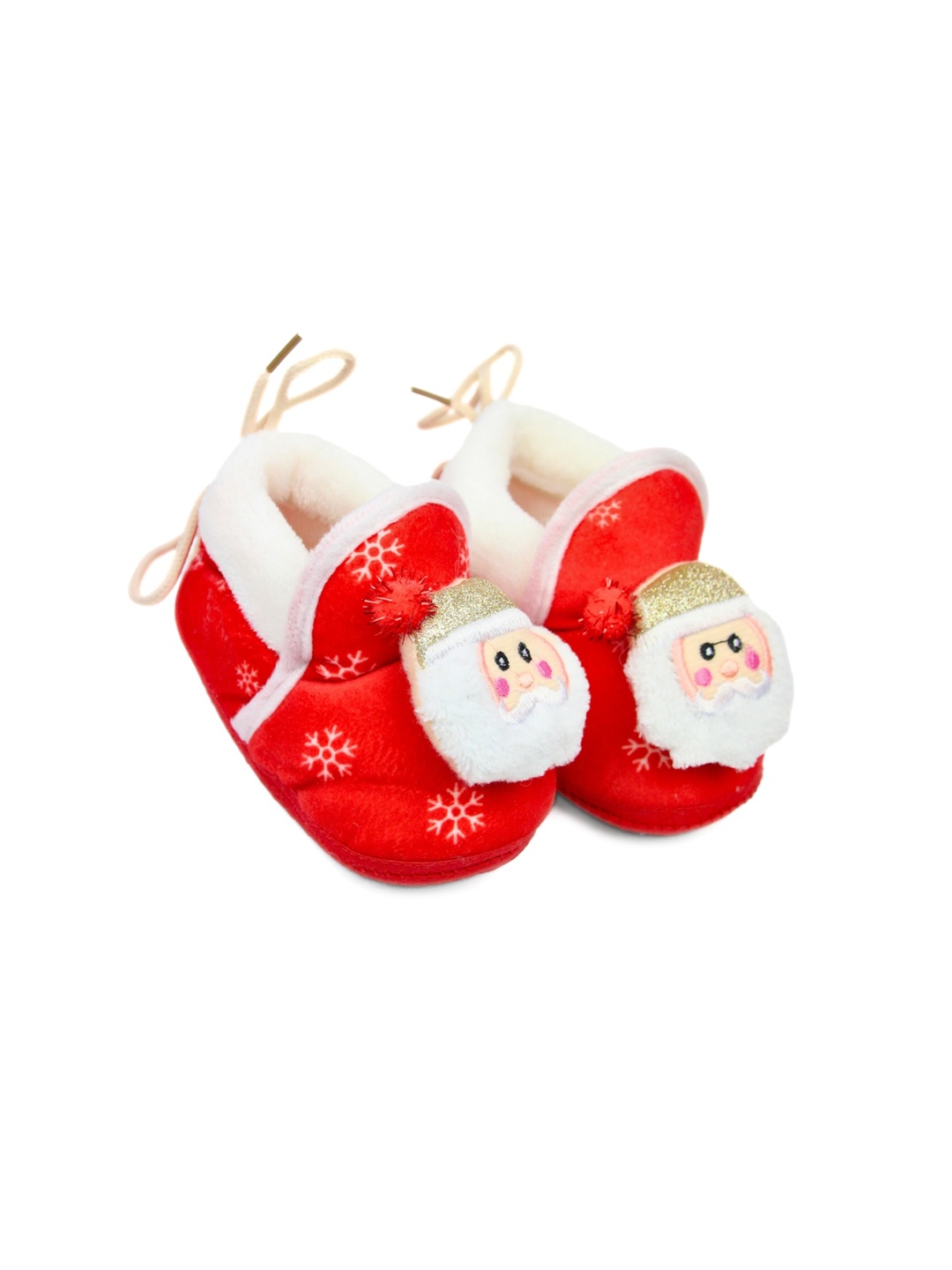 

BAESD Infants Christmas Cotton Booties, Red