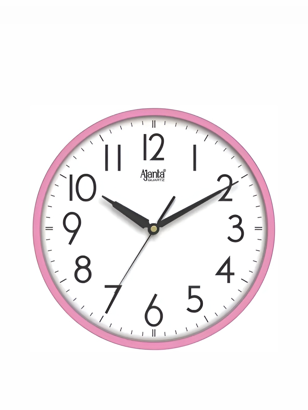 

Ajanta Pink & White Round Shaped Analogue Wall Clock