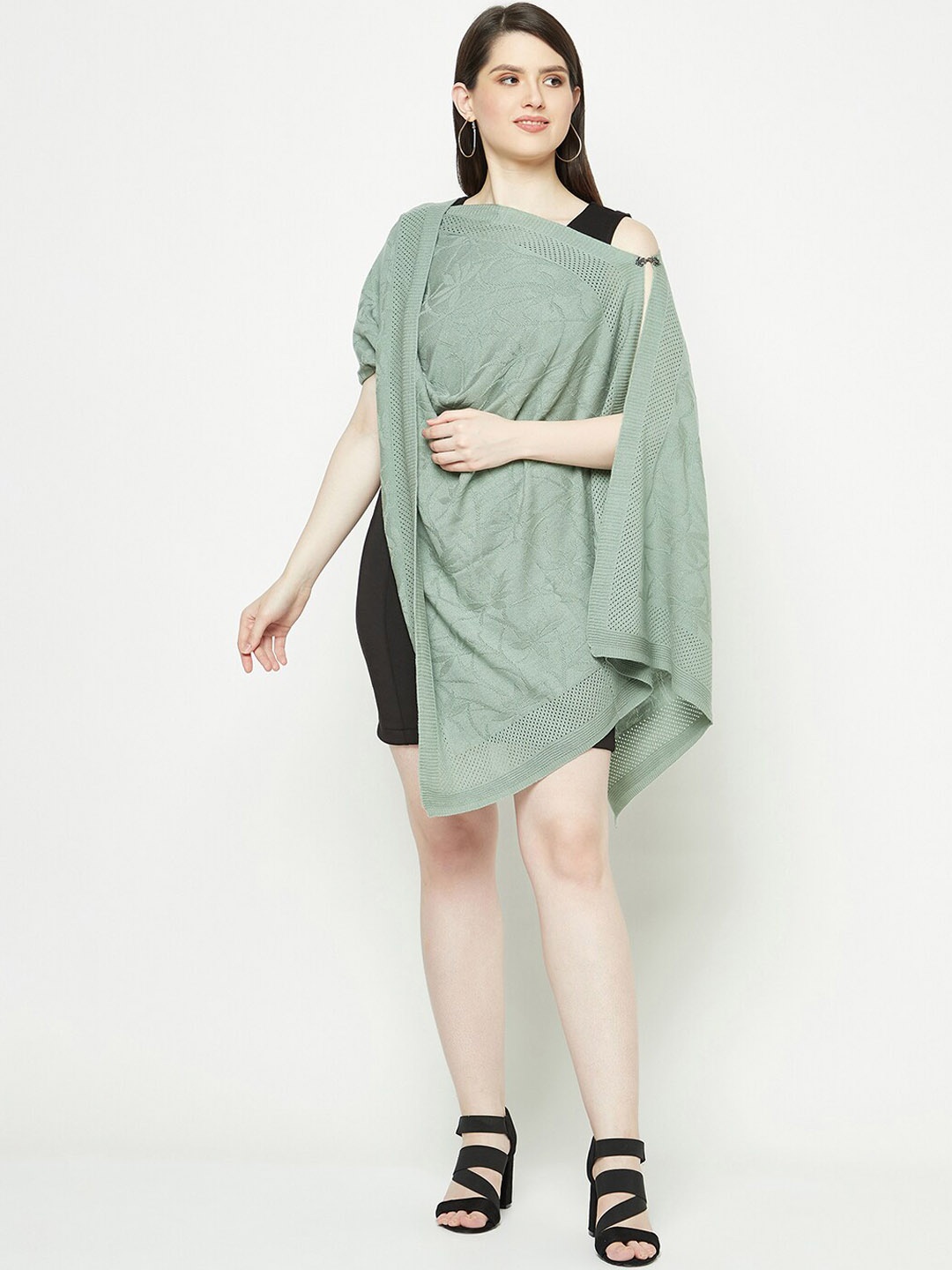 

Knitstudio Self Design Knitted Shawl, Green