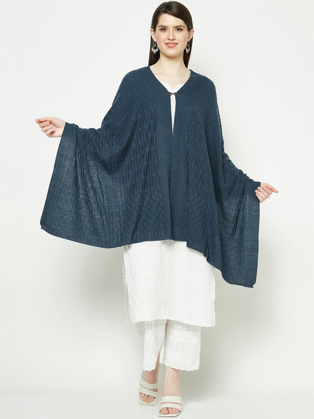 

Knitstudio Knitted Shawl, Teal