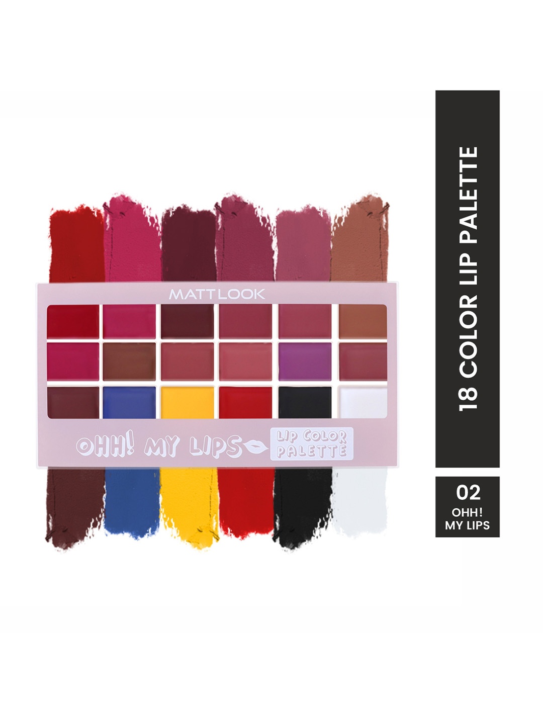 

MATTLOOK Lip Color Palette - Ohh! My Lips, Multi