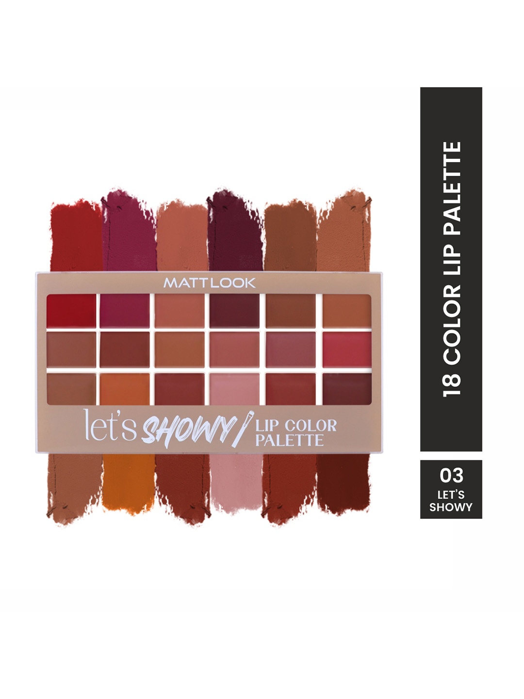 

MATTLOOK Lip Color Palette - Let's Showy, Multi