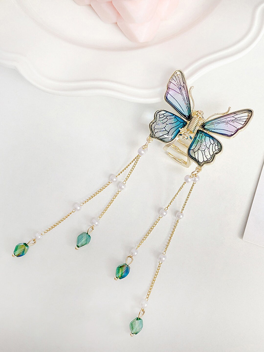 

Krelin Embellished Claw Clip, Gold