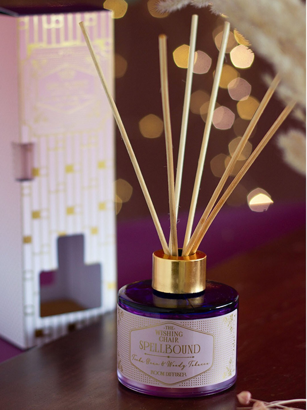 

The Wishing Chair Blue Tonka Bean & Woody Tobacoo Spellbound Reed Diffuser with Oil