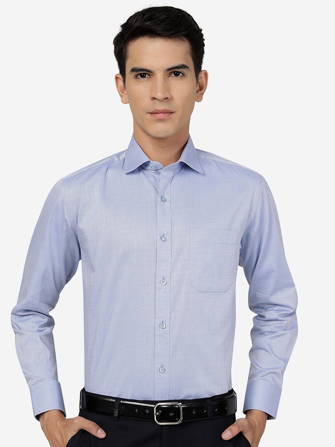 

Greenfibre Slim Fit Formal Shirt, Blue