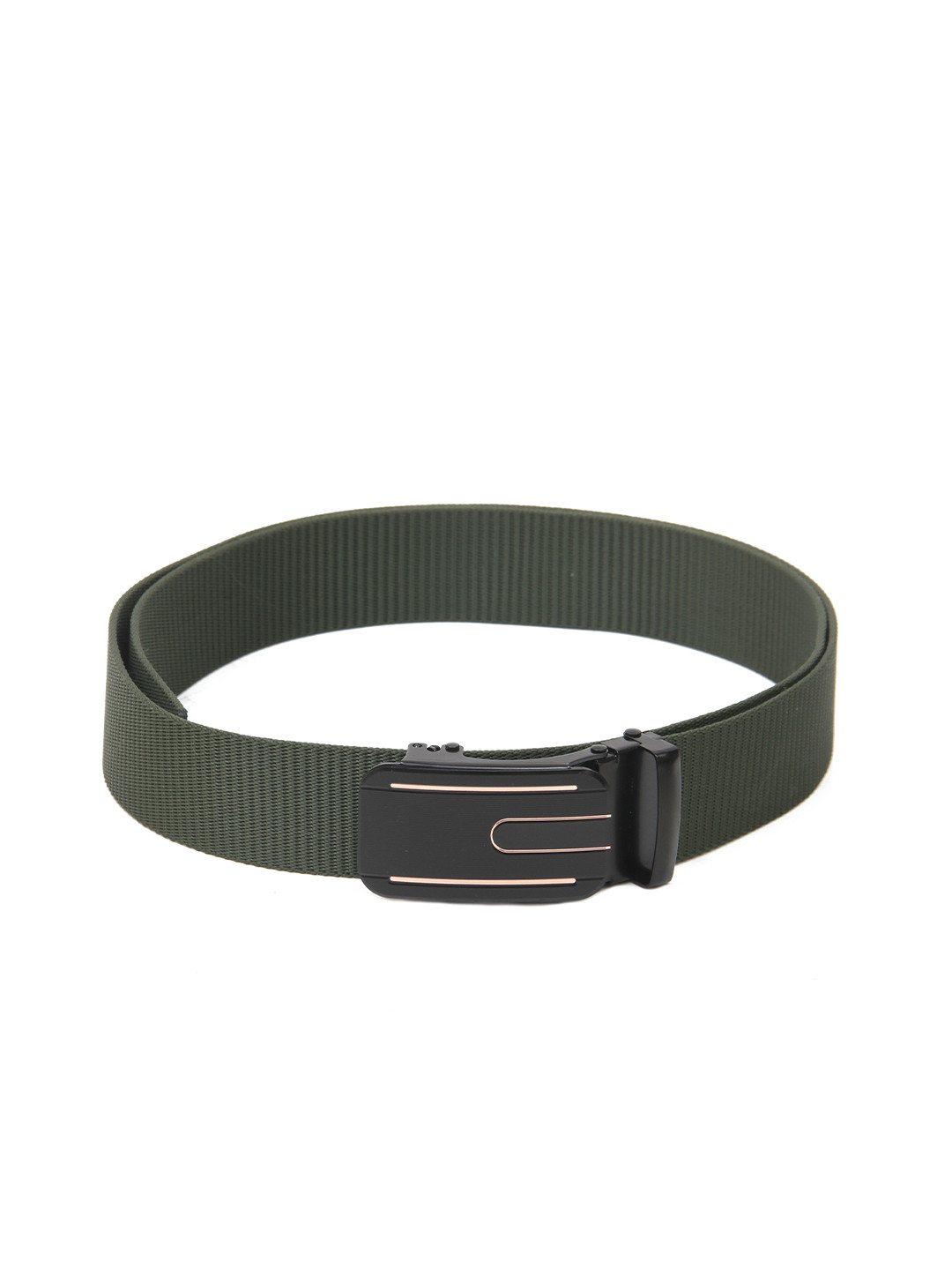 

Calvadoss Men Textured Belt, Green