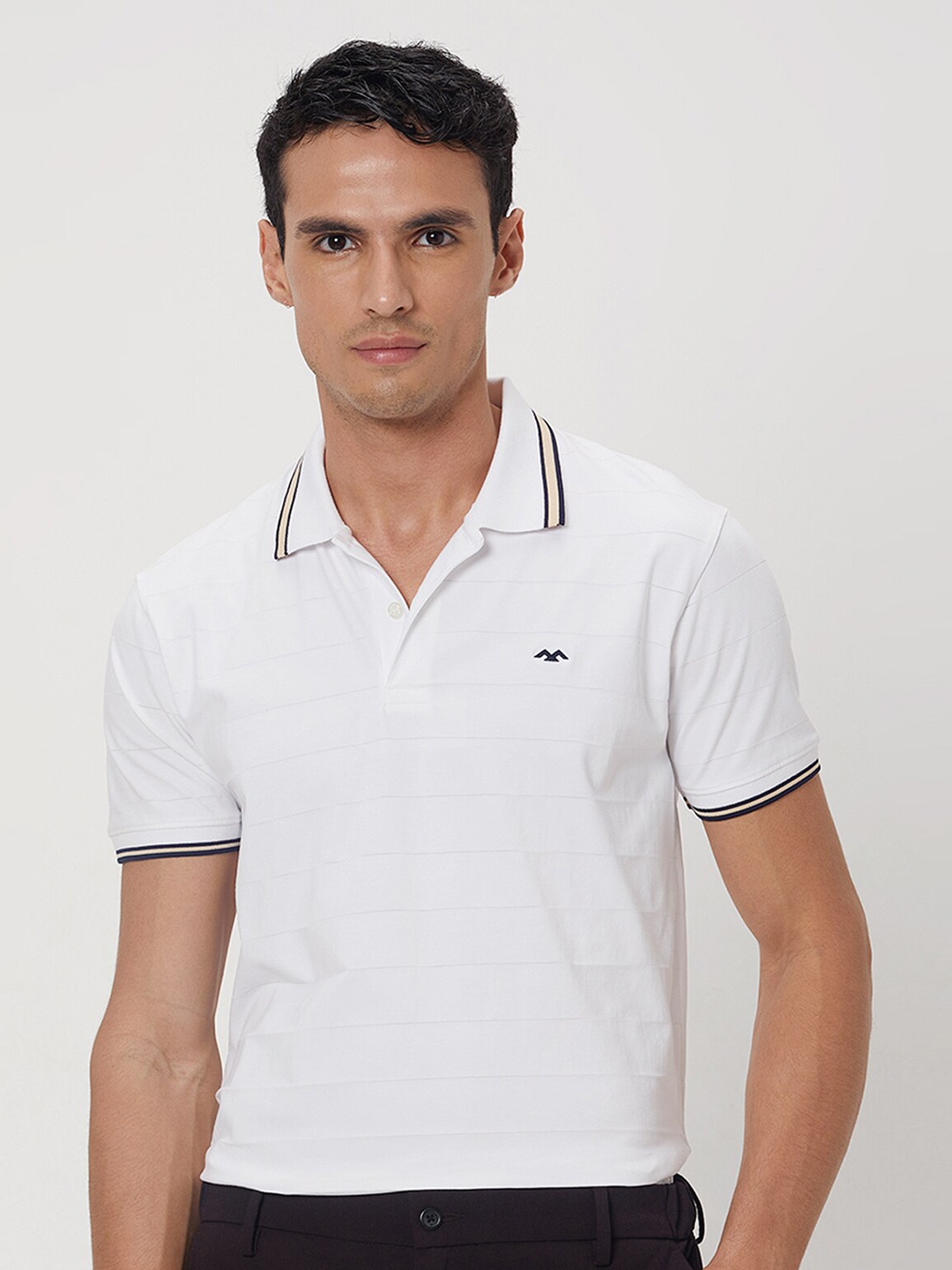 

Mufti Polo Collar Slim Fit T-Shirt, White