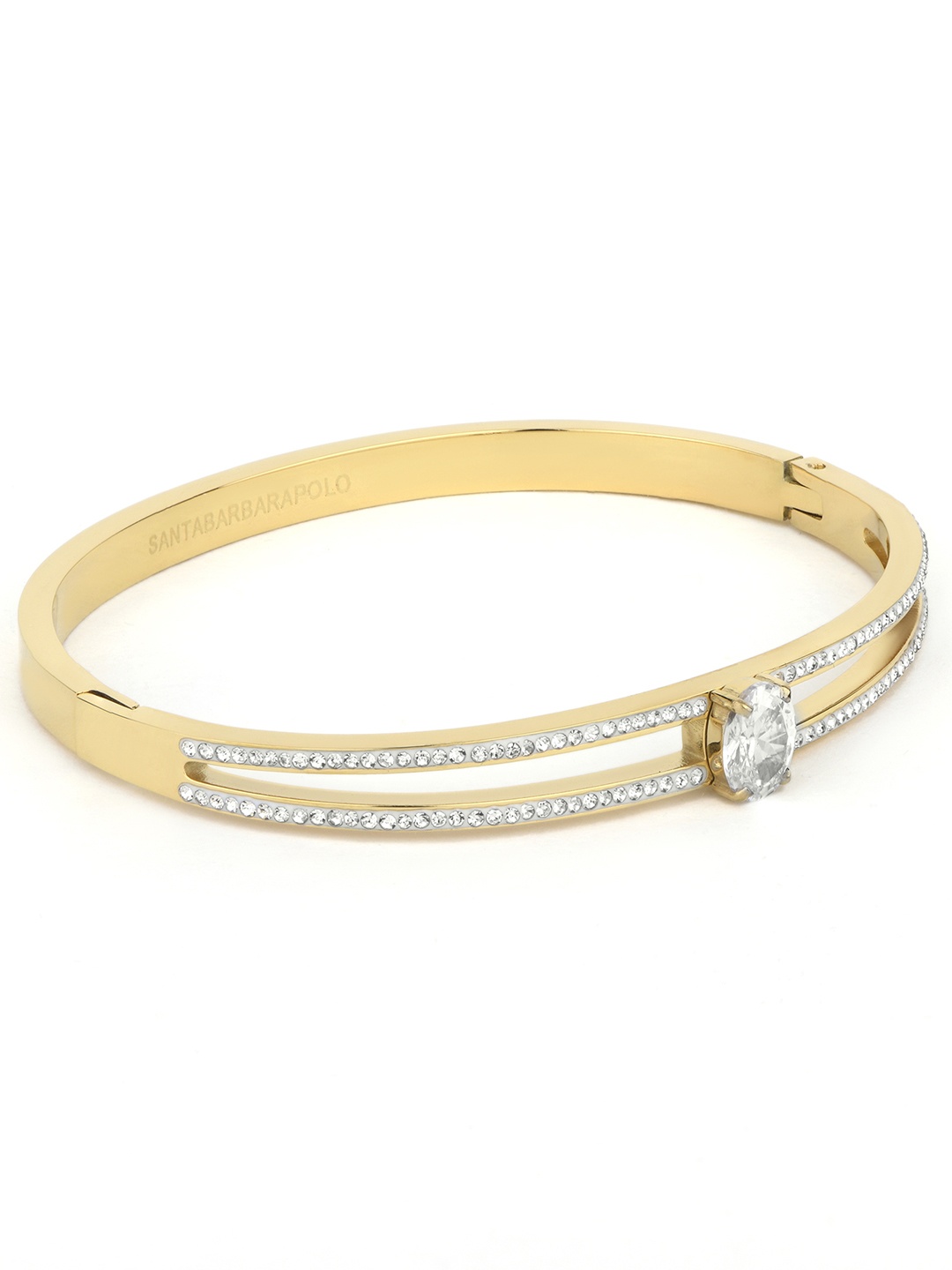 

SANTA BARBARA POLO & RACQUET CLUB Gold-Plated Bangle-Style Bracelet