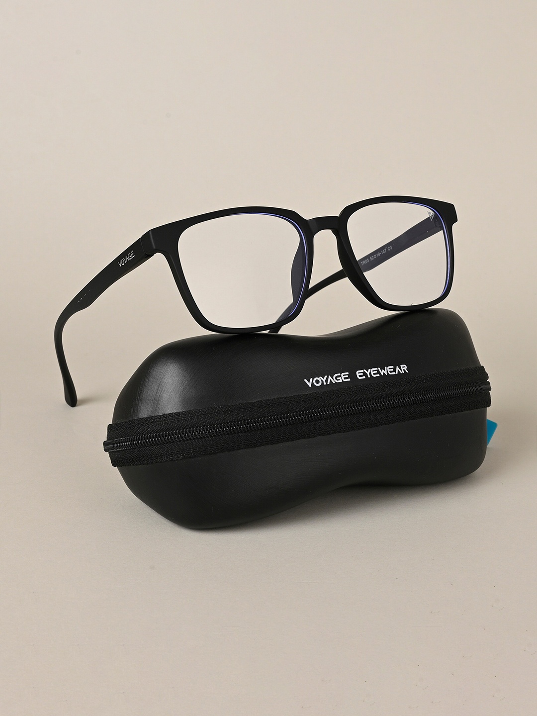 

Voyage Women Full Rim Square Frames, Black