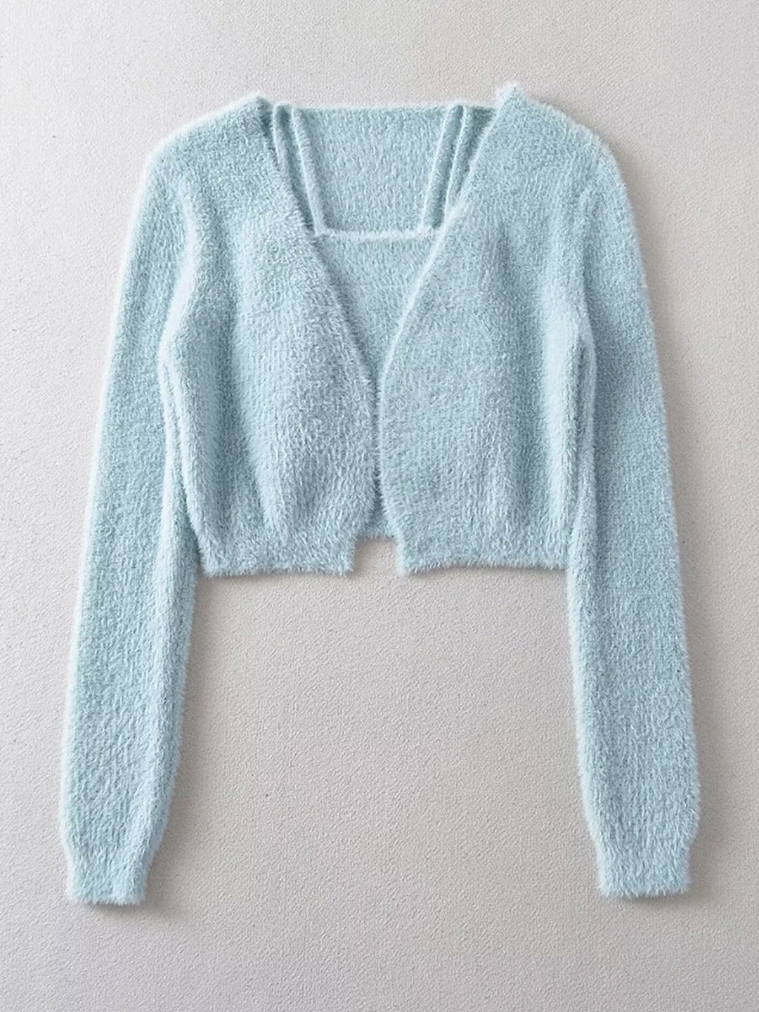 

LULU & SKY Shoulder Straps Top With Shrug, Blue