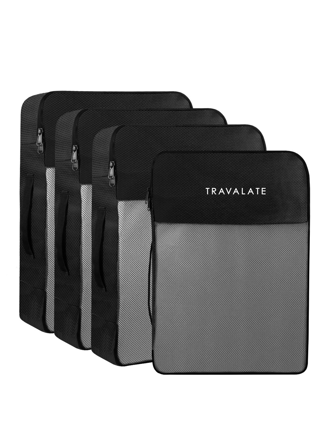 

TRAVALATE Black Set of 4 Reusable Multi-Utility Organisers