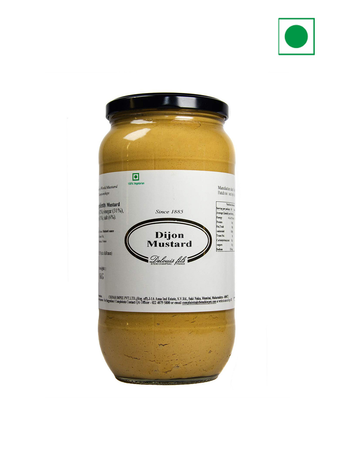 

Delouis Dijon Mustard 1Kg, Brown