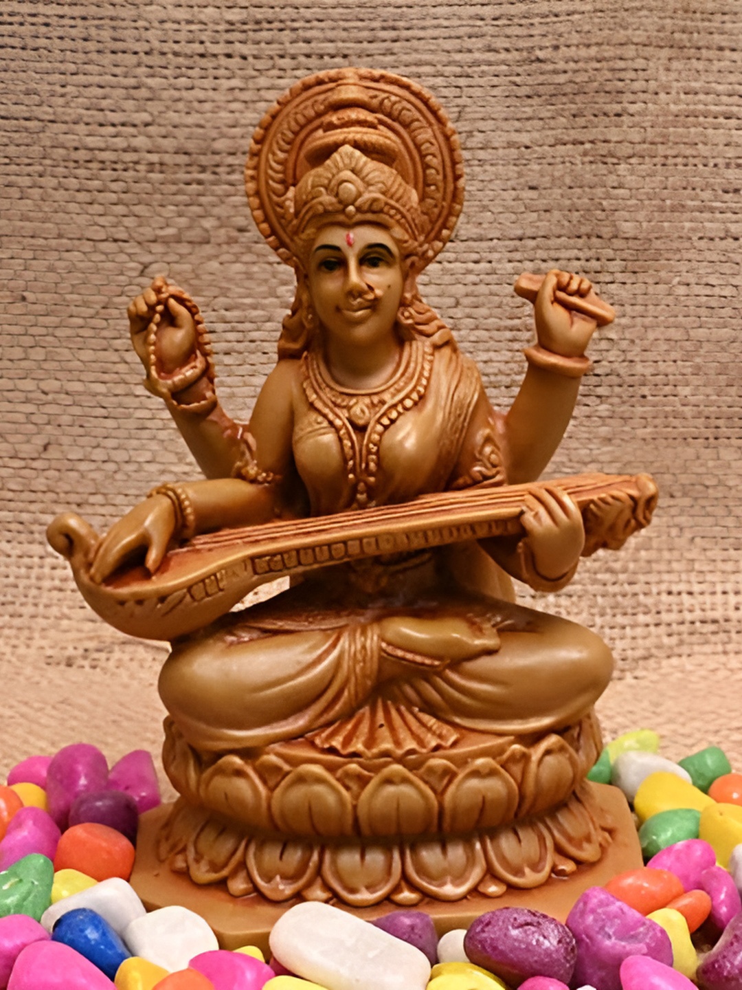 

KARIGHAR Brown Religious Idol Showpiece