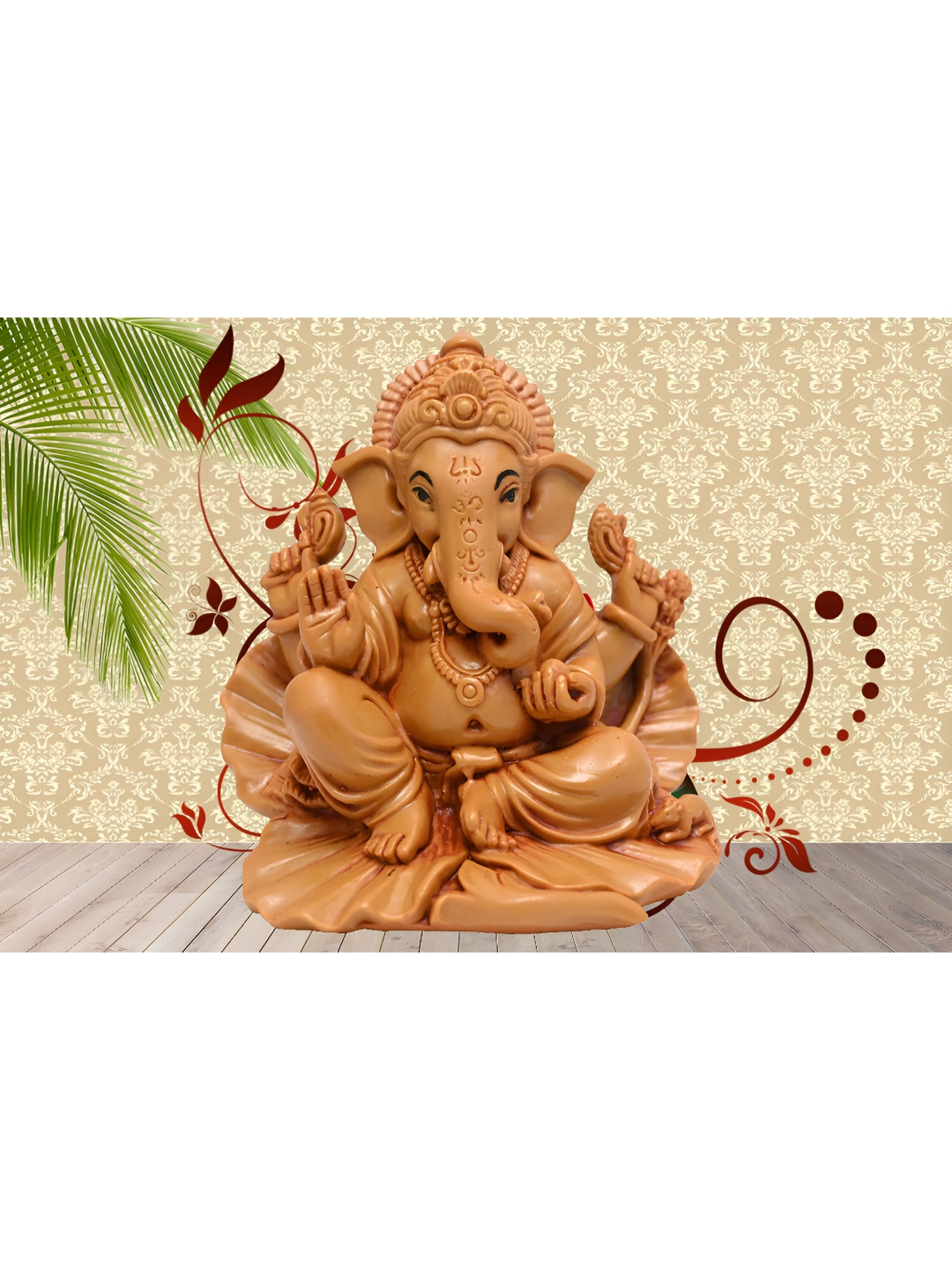 

KARIGHAR Brown Religious Idol Showpiece
