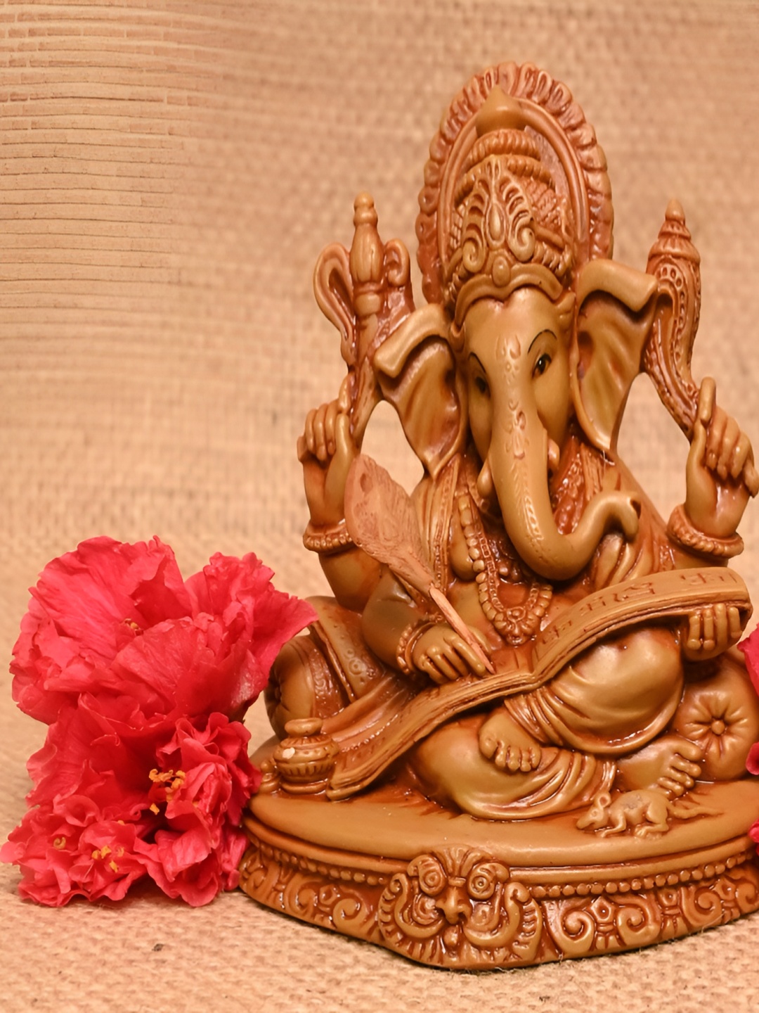 

KARIGHAR Brown Religious Idol Showpiece