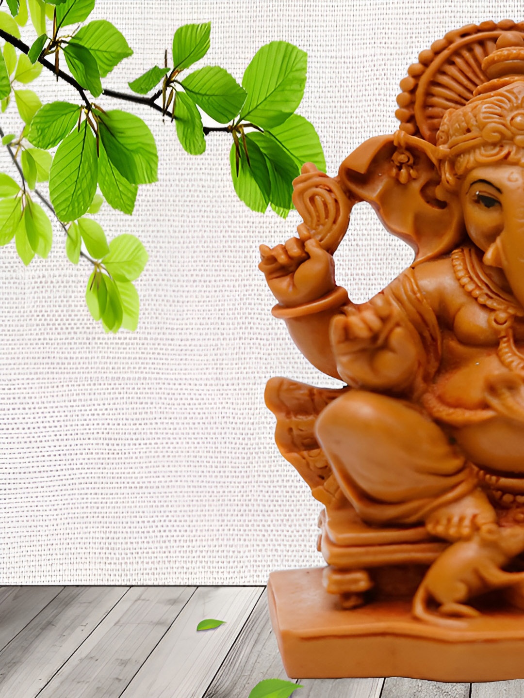 

KARIGHAR Brown Religious Idol Showpiece